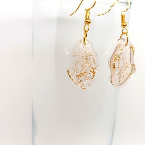 עגילי אפוקסי דגם "גלי"