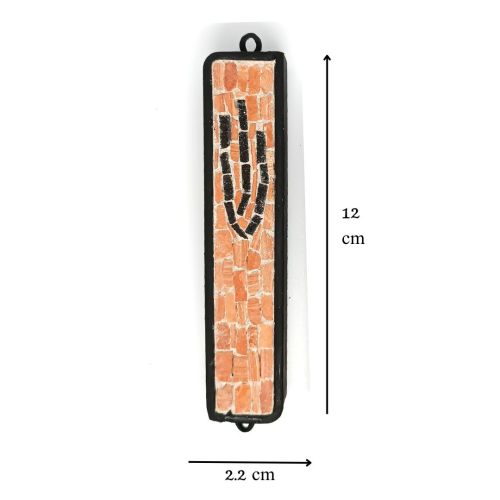 בית מזוזה פסיפס דגם "ורד" גדול