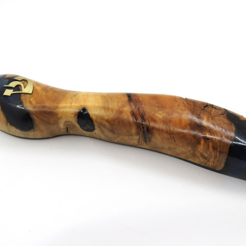 בית מזוזה עץ ושרף אפוקסי דגם ספיר