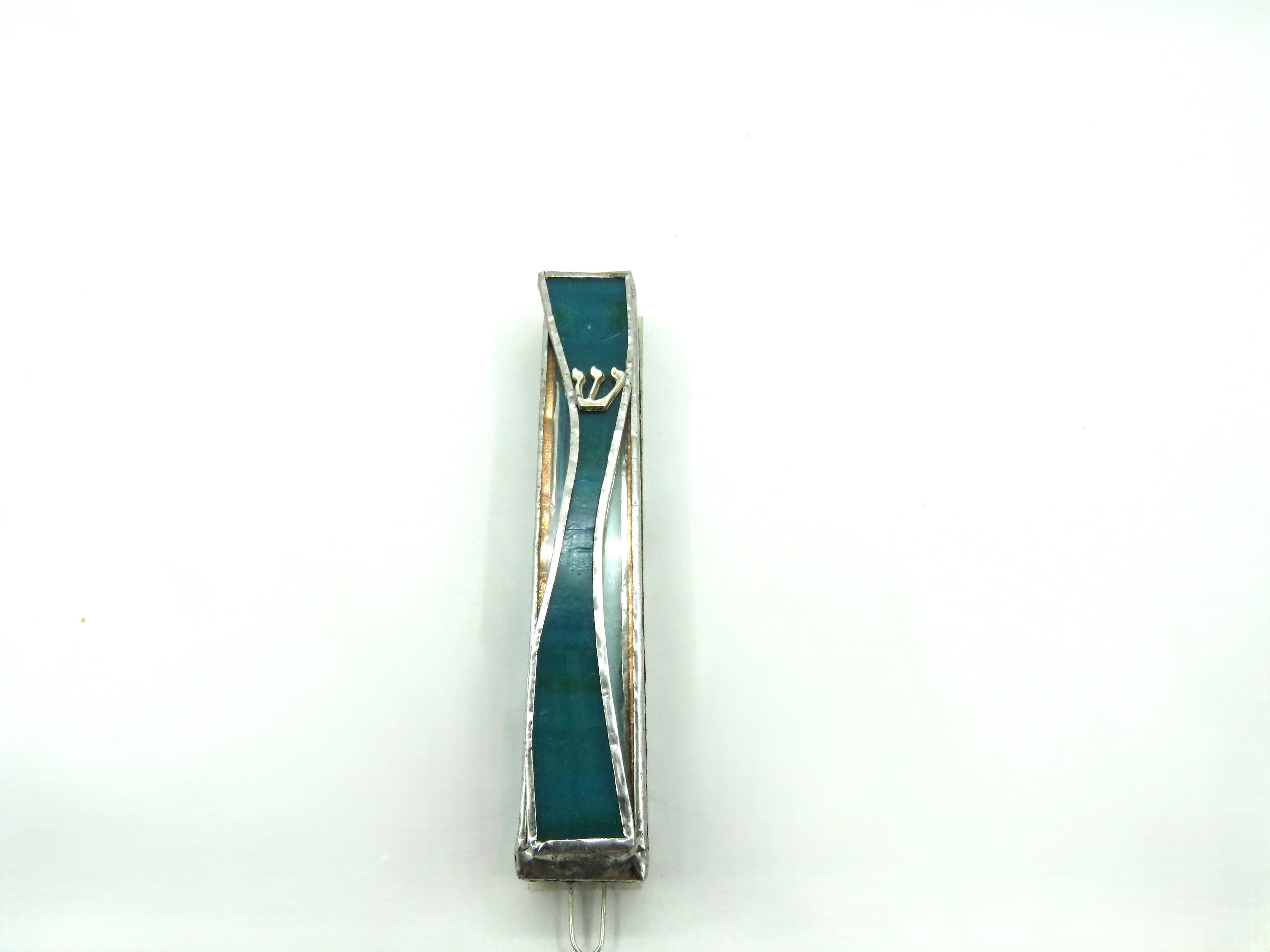 בית מזוזה ויטראז' דגם גל ירוק