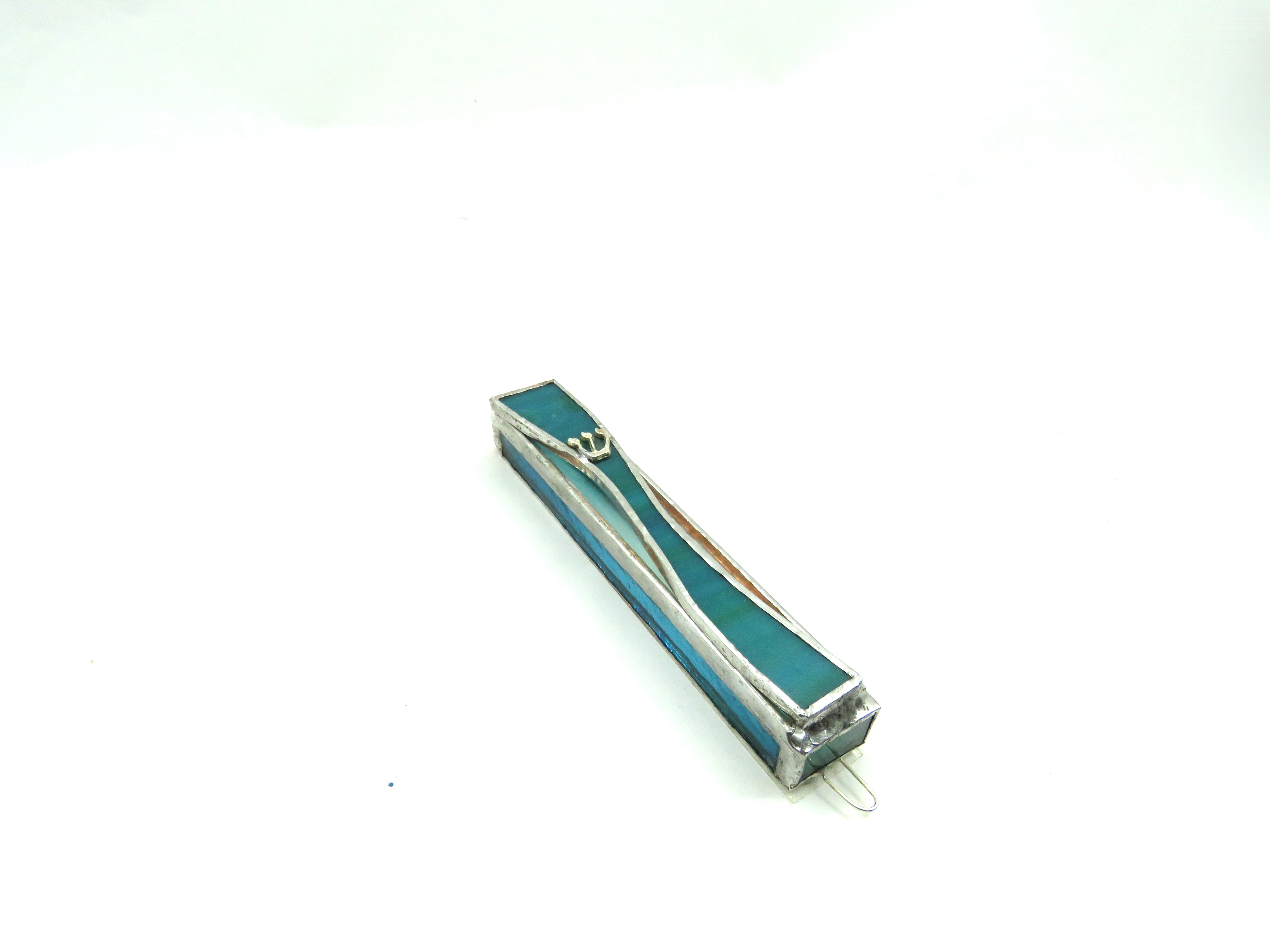 בית מזוזה ויטראז' דגם גל ירוק – תמונה 2