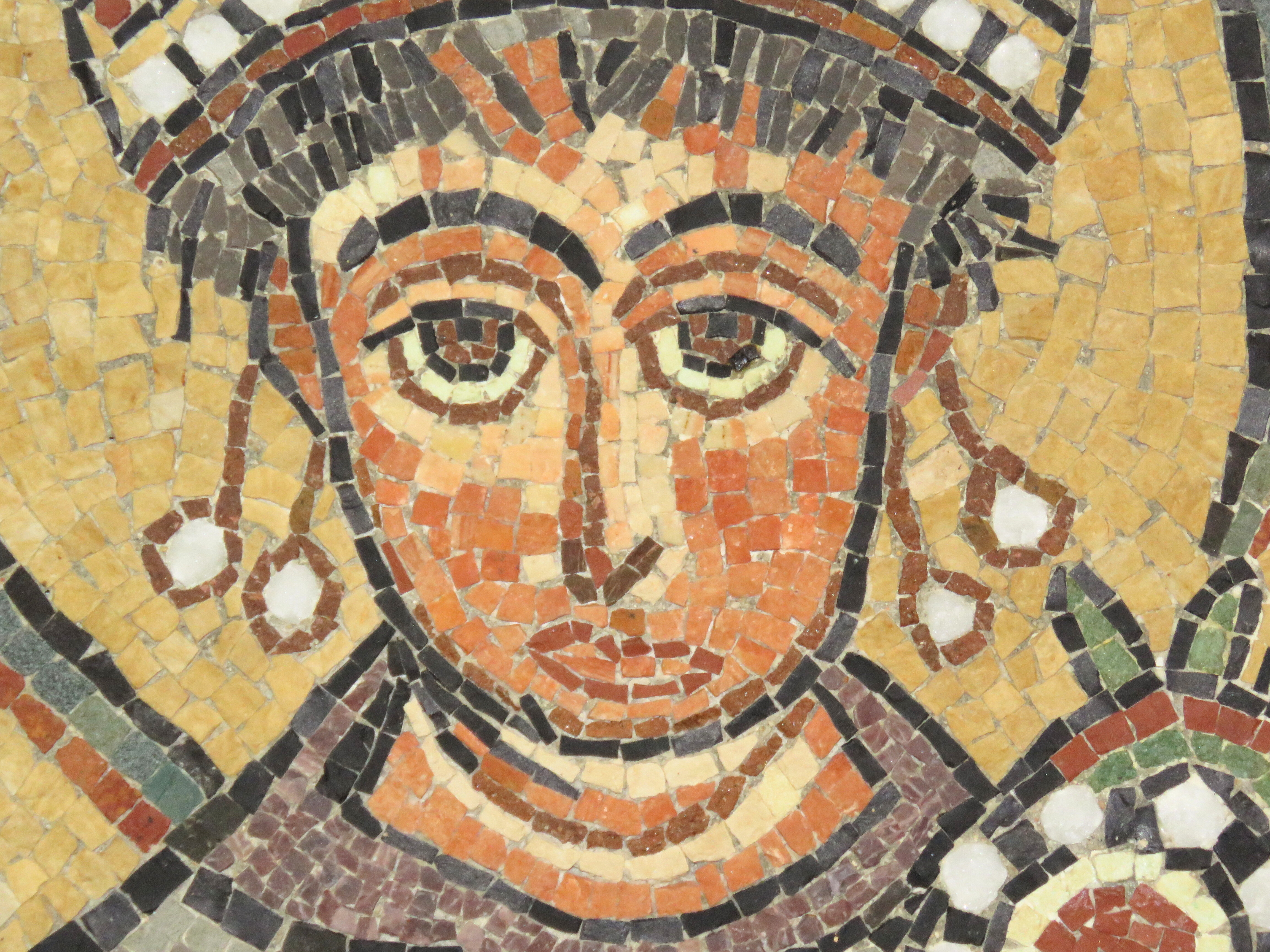 תמונת פסיפס אישה אפריקאית